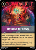 Restoring the Crown Disney Lorcana card