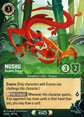 Mushu - Stealthy Dragon Disney Lorcana card
