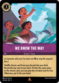 We Know the Way Disney Lorcana card