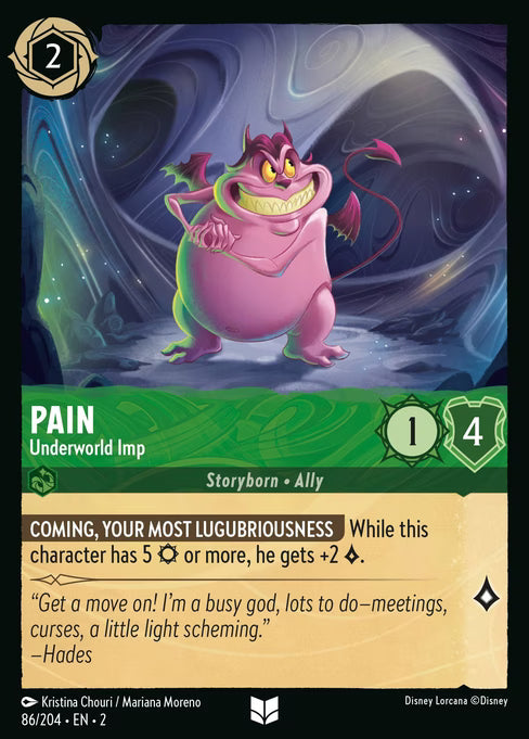 Pain - Underworld Imp Disney Lorcana card