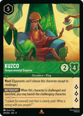 Kuzco - Temperamental Emperor Disney Lorcana card
