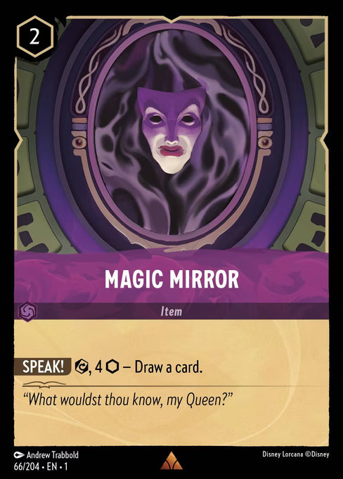 Magic Mirror Disney Lorcana card