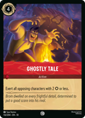 Ghostly Tale Disney Lorcana card