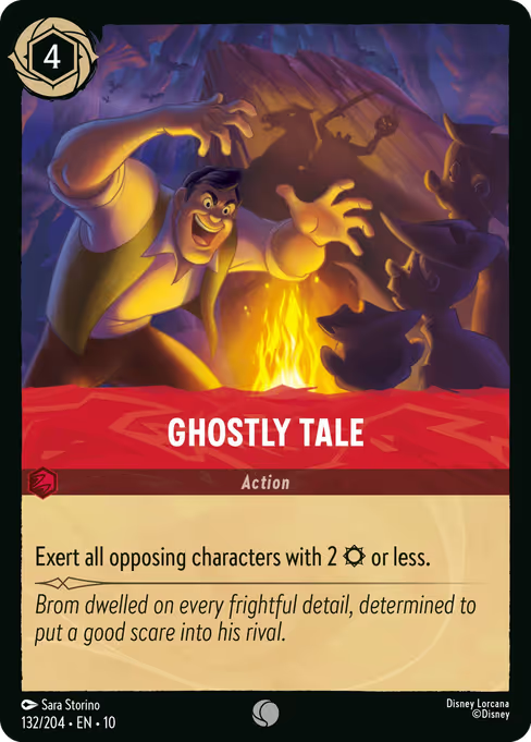 Ghostly Tale Disney Lorcana card