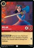 Mulan - Standing Her Ground Disney Lorcana card