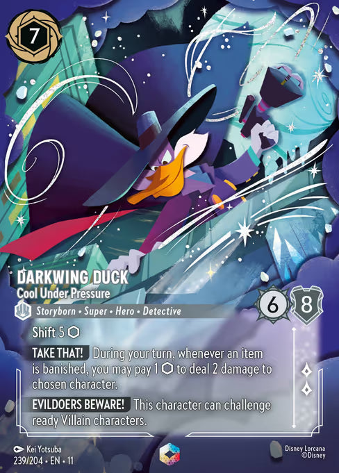 Darkwing Duck - Cool Under Pressure Disney Lorcana card
