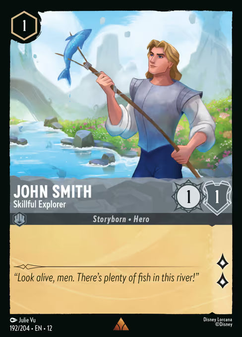John Smith - Skillful Explorer Disney Lorcana card