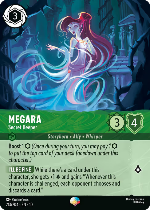 Megara - Secret Keeper Disney Lorcana card