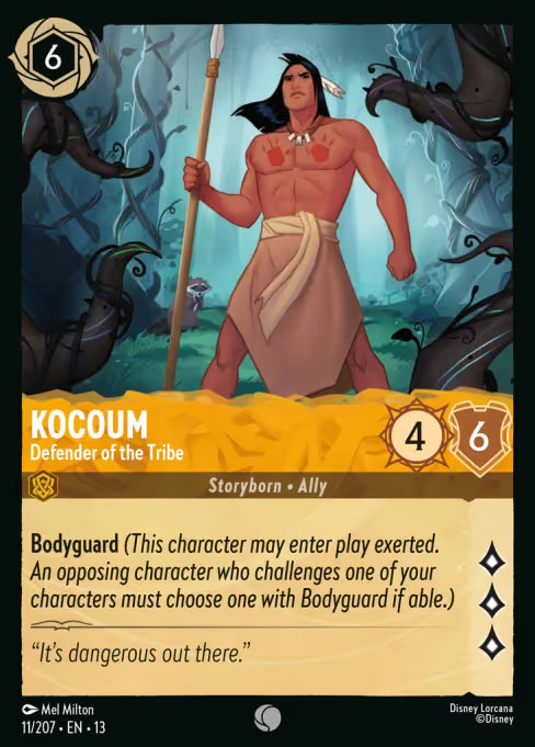 Kocoum - Defender of the Tribe Disney Lorcana card