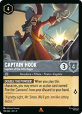 Captain Hook - Captain of the Jolly Roger Disney Lorcana card