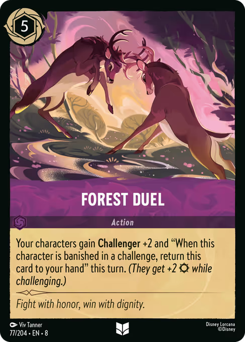 Forest Duel Disney Lorcana card