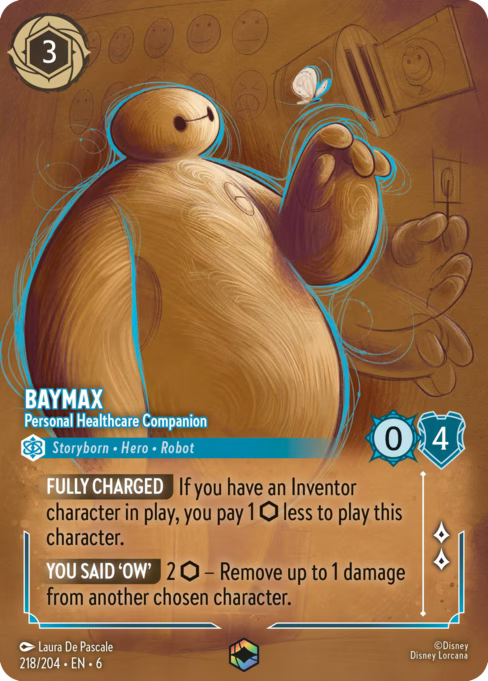 Baymax - Personal Healthcare Companion Disney Lorcana card