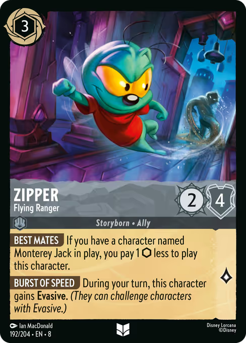 Zipper - Flying Ranger Disney Lorcana card