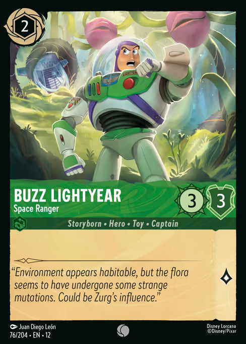 Buzz Lightyear - Space Ranger Disney Lorcana card