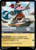 Mickey Mouse - Inspirational Warrior Disney Lorcana card