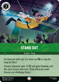 Stand Out Disney Lorcana card