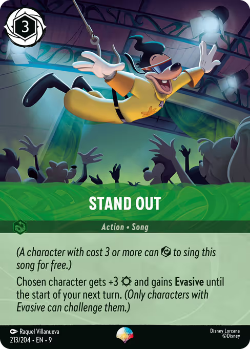 Stand Out Disney Lorcana card