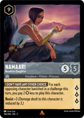Namaari - Resolute Daughter Disney Lorcana card