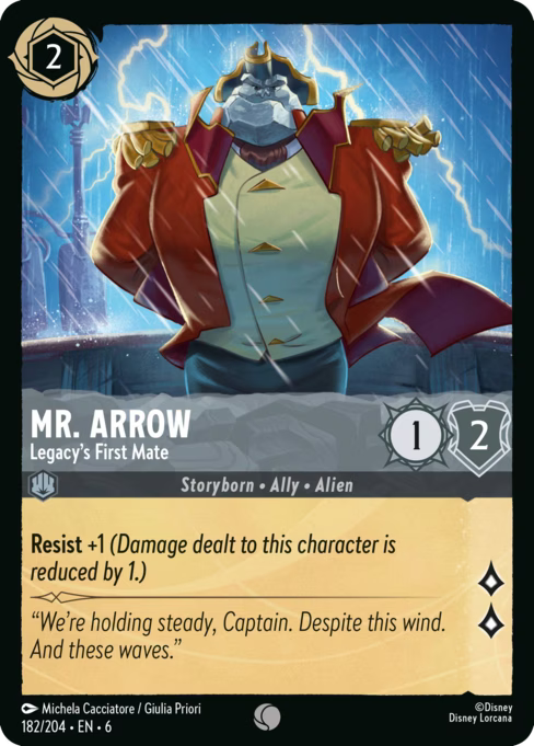 Mr. Arrow - Legacy's First Mate Disney Lorcana card
