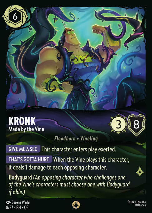 Kronk - Made by the Vine Disney Lorcana card