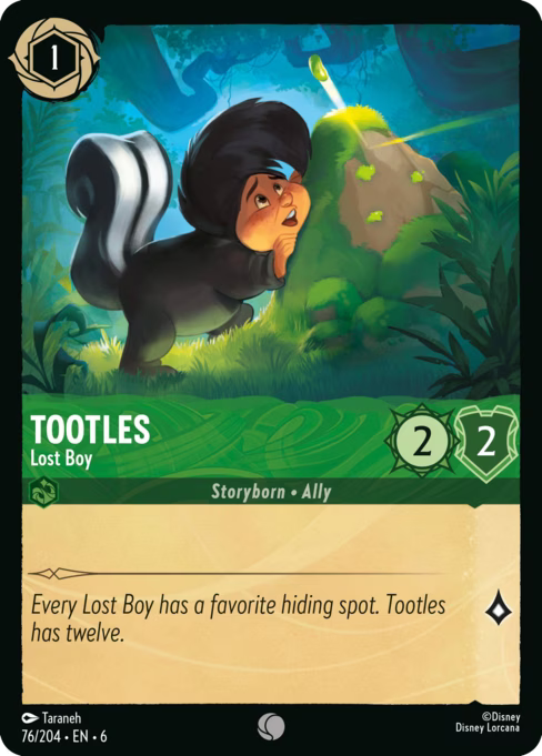 Tootles - Lost Boy Disney Lorcana card