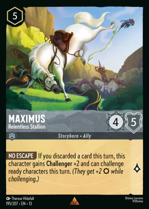 Maximus - Relentless Stallion Disney Lorcana card