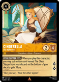 Cinderella - The Right One Disney Lorcana card