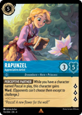 Rapunzel - Appreciative Artist Disney Lorcana card