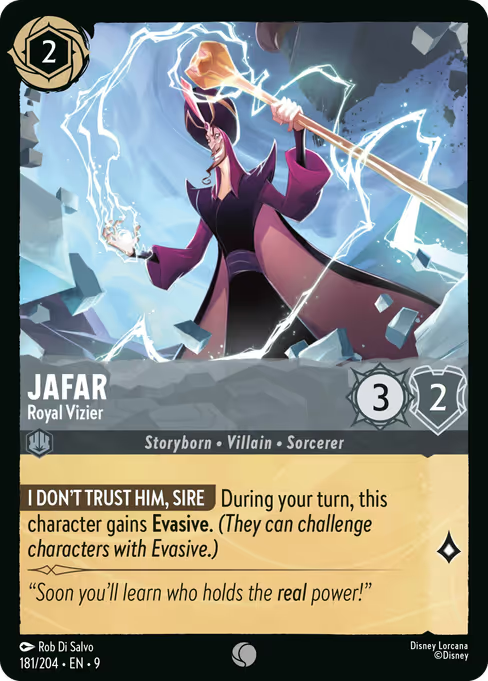 Jafar - Royal Vizier Disney Lorcana card