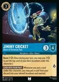 Jiminy Cricket - Ghost of Christmas Past Disney Lorcana card
