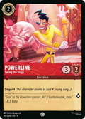 Powerline - Taking the Stage Disney Lorcana card
