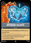 Restoring Atlantis Disney Lorcana card
