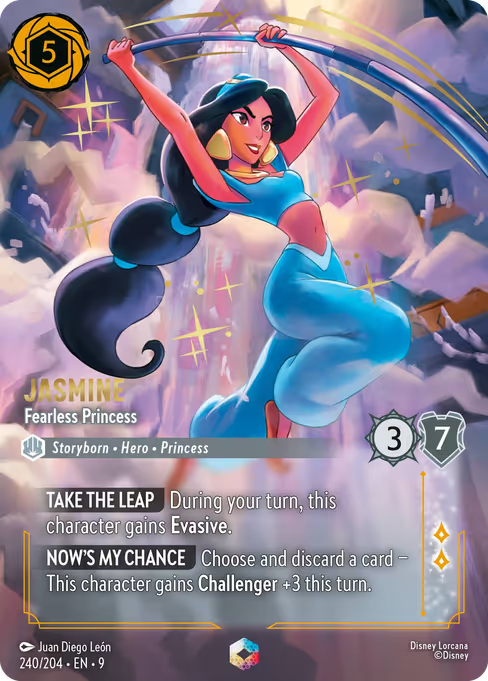 Jasmine - Fearless Princess Disney Lorcana card