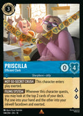 Priscilla - Efficient Clerk Disney Lorcana card