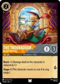 The Troubadour - Musical Narrator Disney Lorcana card