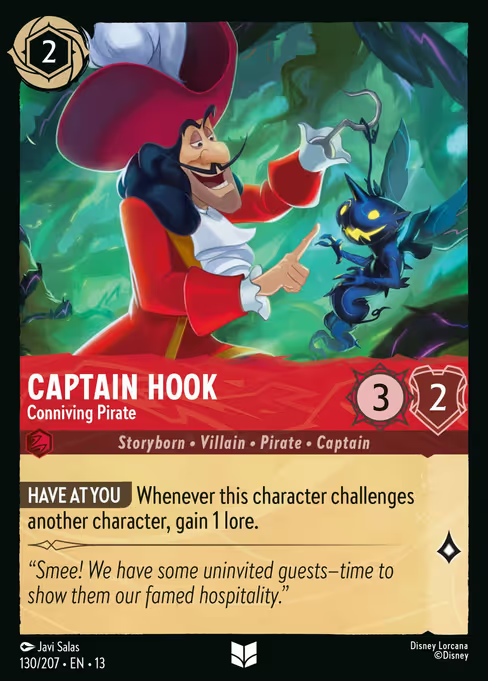 Captain Hook - Conniving Pirate
