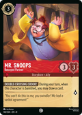 Mr. Snoops - Betrayed Partner Disney Lorcana card