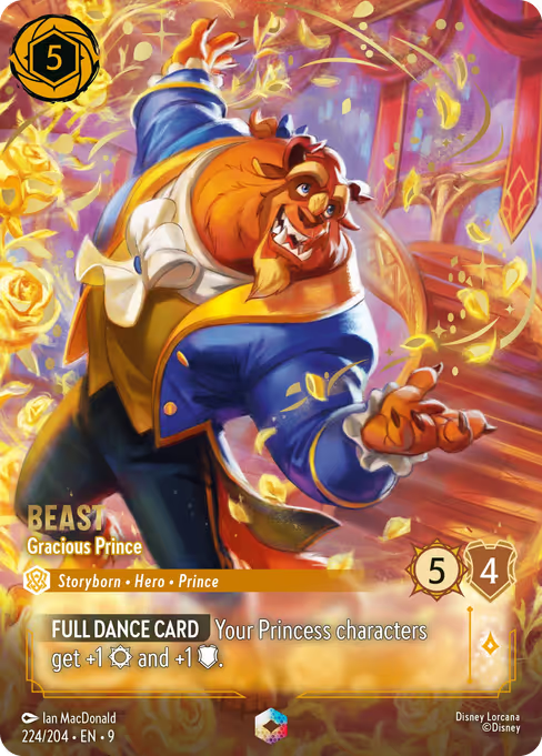 Beast - Gracious Prince Disney Lorcana card