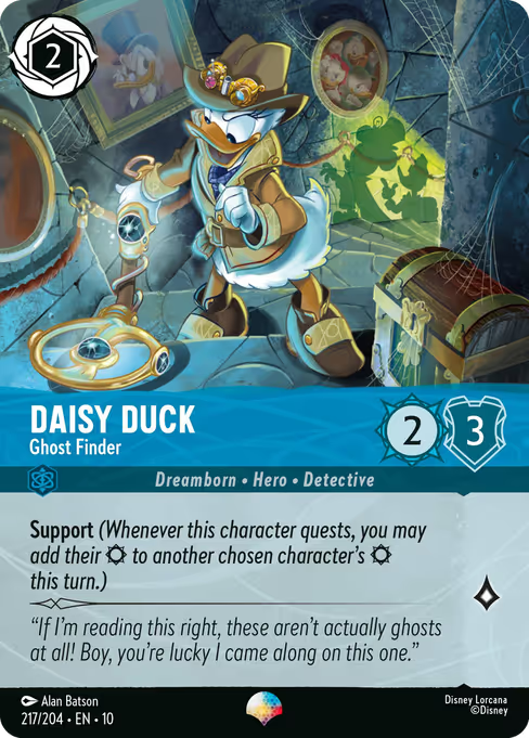 Daisy Duck - Ghost Finder Disney Lorcana card