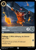 Yao - Imperial Soldier Disney Lorcana card
