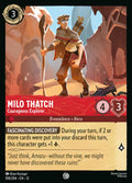 Milo Thatch - Courageous Explorer Disney Lorcana card
