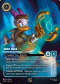Daisy Duck - Paranormal Investigator Disney Lorcana card