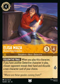 Elisa Maza - Hardworking Detective Disney Lorcana card