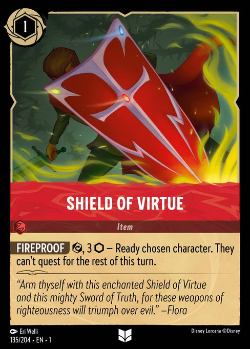 Shield of Virtue Disney Lorcana card