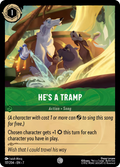 He's A Tramp Disney Lorcana card