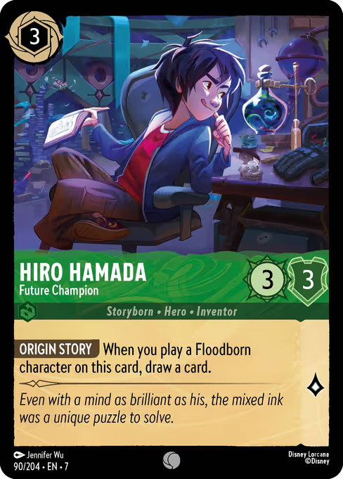 Hiro Hamada - Future Champion Disney Lorcana card