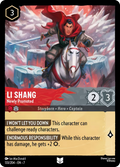 Li Shang - Newly Promoted Disney Lorcana card