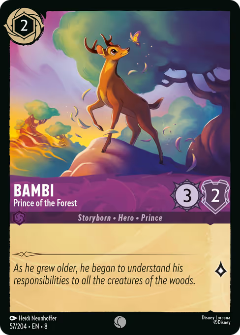 Bambi - Prince of the Forest Disney Lorcana card