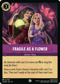 Fragile as a Flower Disney Lorcana card