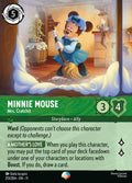 Minnie Mouse - Mrs. Cratchit Disney Lorcana card